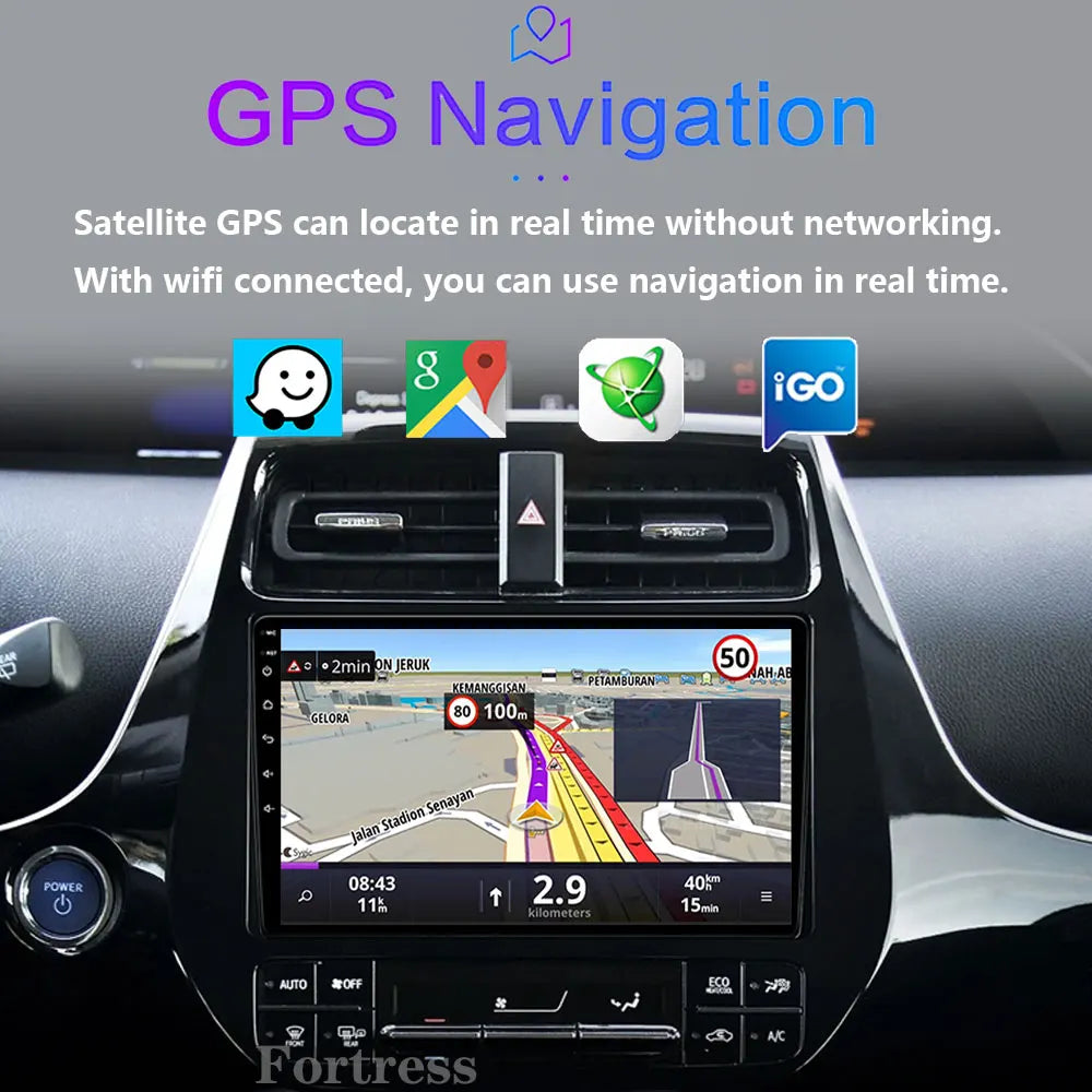 Android 16 Carplay BT For Toyota Prius XW50 2015 2016 2017 2018 2019 2020 Multimedia Car R