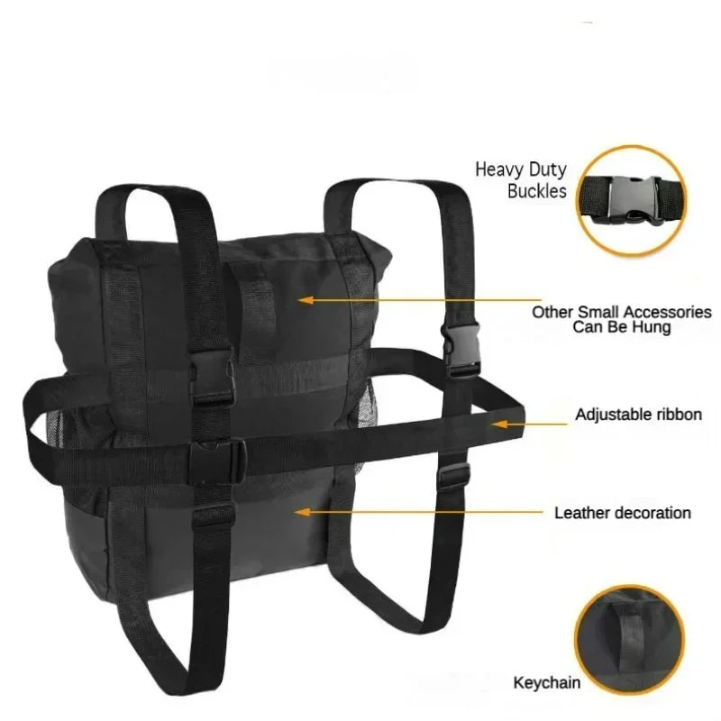 Car Spare Tire Garbage Bag Tool Storage Bag Spare Tire Hanging Bag Desert Off-road Spare Tire St - Automotive LED Light