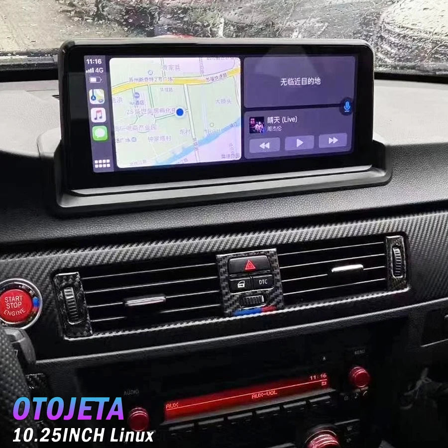 10.25inch Carplay For BMW 3 Series E90 E91 E92 2004-2011 Android Auto Screen Car Video Vi