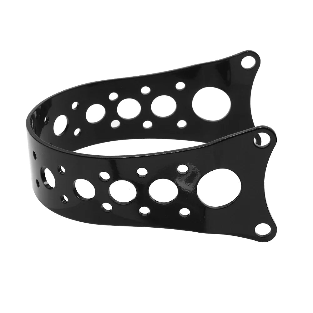 Motorcycle Chrome/Black Fender Tracker Fork Brace Narrow For Harley Sportster XL 883 1200 Dyna F - Automotive LED Light