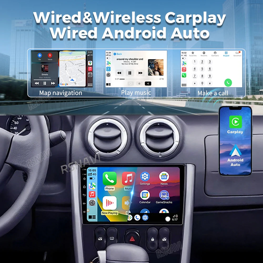 Android 16 For Nissan Almera 3 G15 2012 - 2019 LHD 2K QLED Stereo Car Radio Multimedia Vid