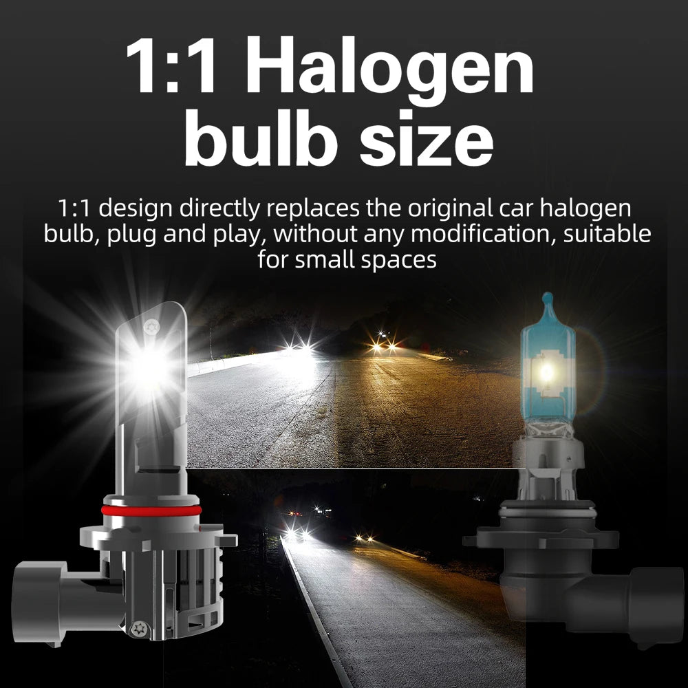 HB3 9005 Led Headlight Canbu Car Bulb High Power 6000K Xenon White Light Moto Diode Lamp 1