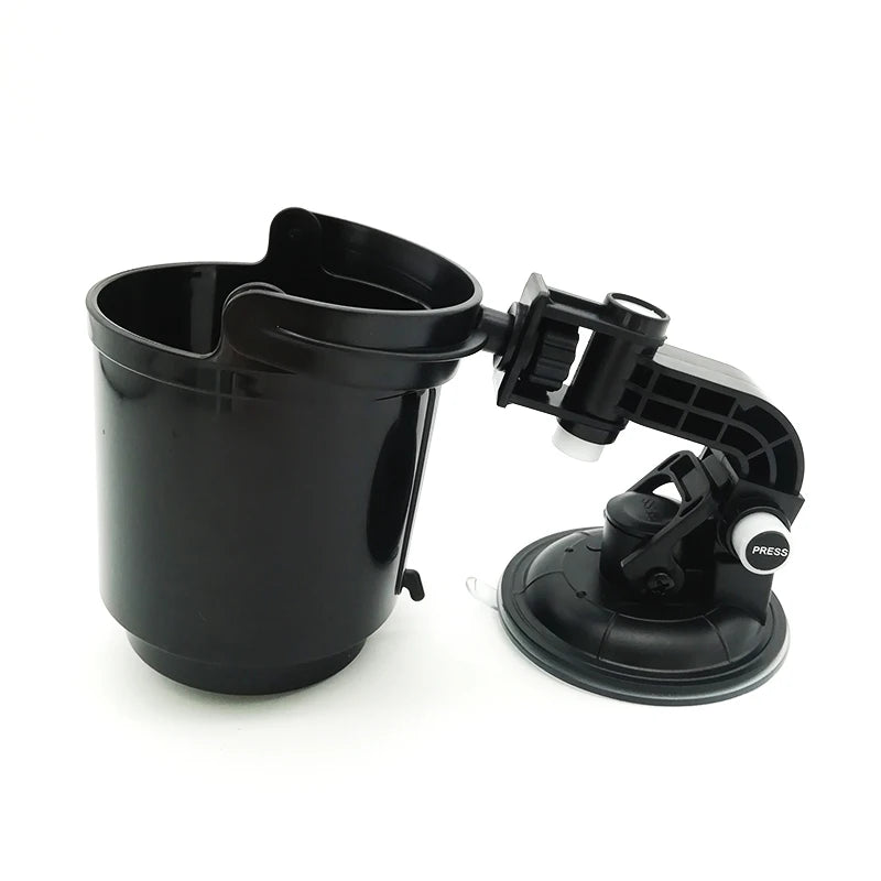 Car Vehicle Window Adjustable Suction Black Cup Mount Drink Beverage Holder