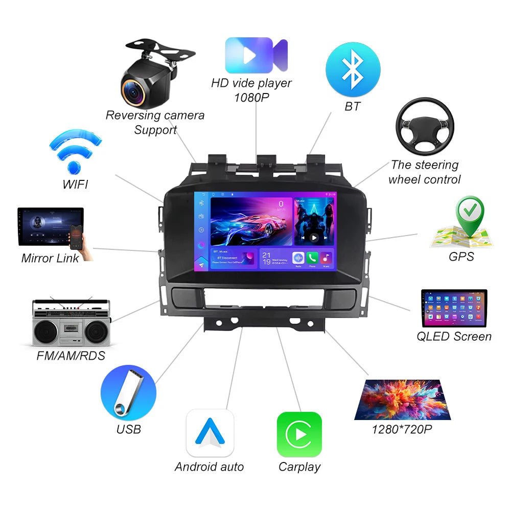 Android 16 For Buick Excelle Gt Xt Opel Astra J 2011 2012 2013 2014 Car Multimedia Player  | AUTOKITSHOP