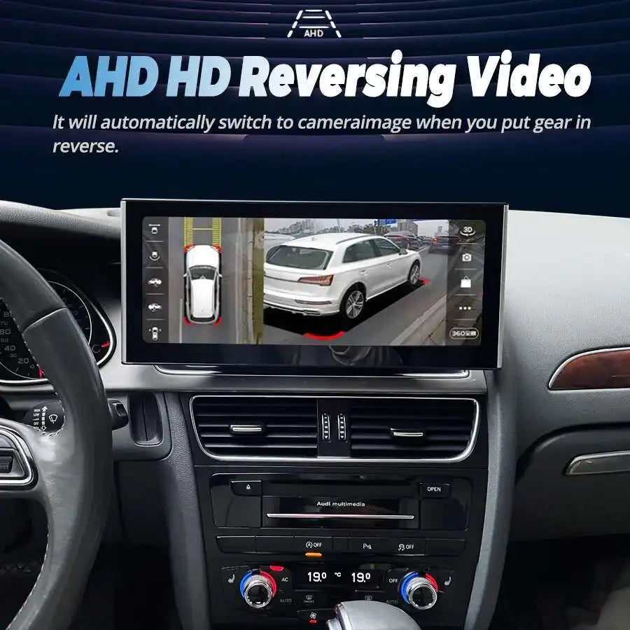 For AUDI A4 A5 2008-2016 1920*720 Qled Screen Android 13 Car Radio Multimedia Video Player | AUTOKITSHOP