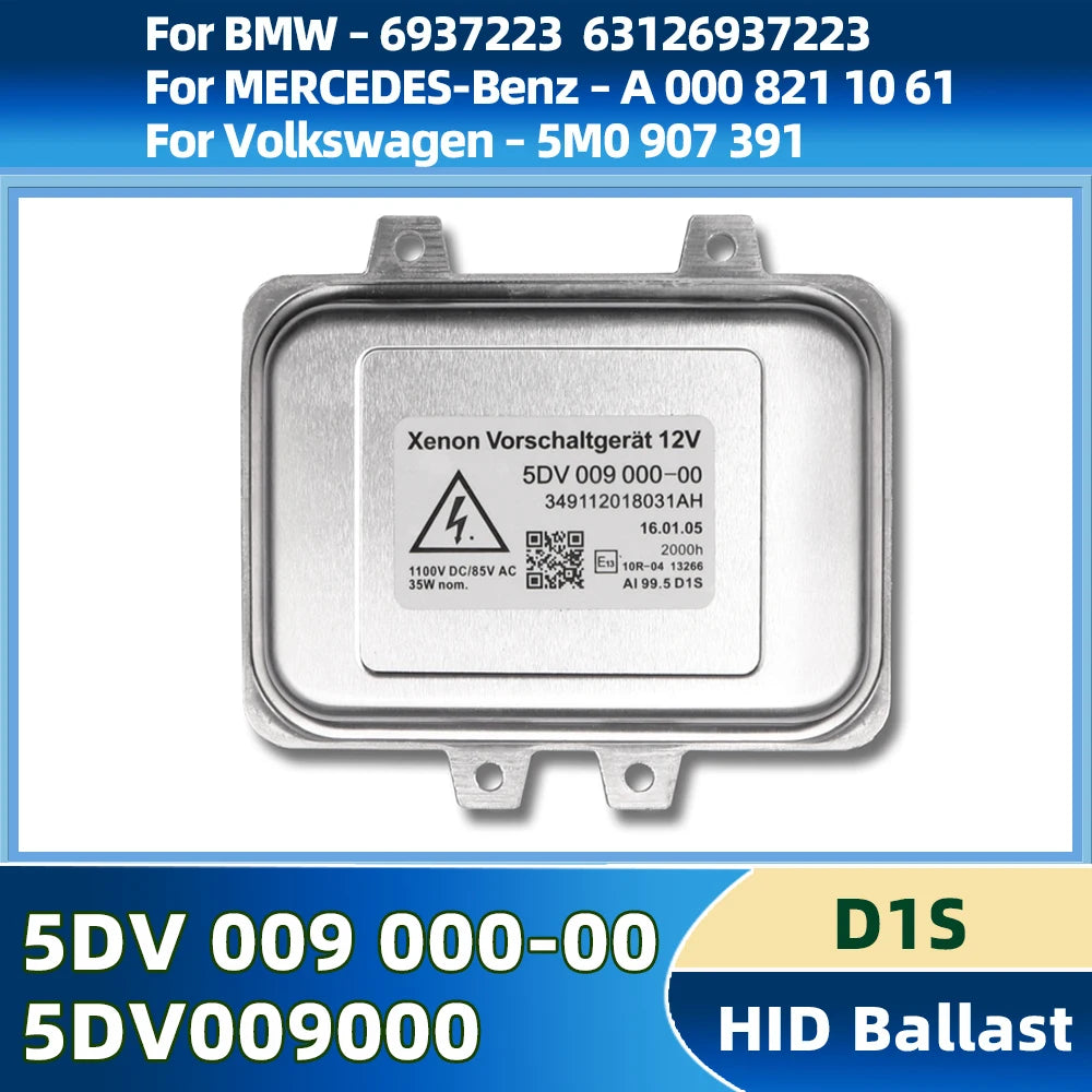 5DV009000-00 HID D1S Xenon 35W Ballast Control Unit 5DV009000 For BMW MERCEDES Benz VW Lan