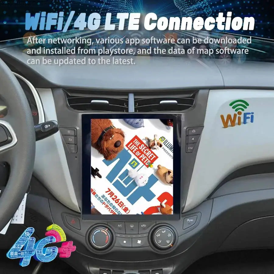 Carplay Car GPS Stereo Autoradio Head Unit 9.7inch Android Screen For Chevrolet Aveo Sail