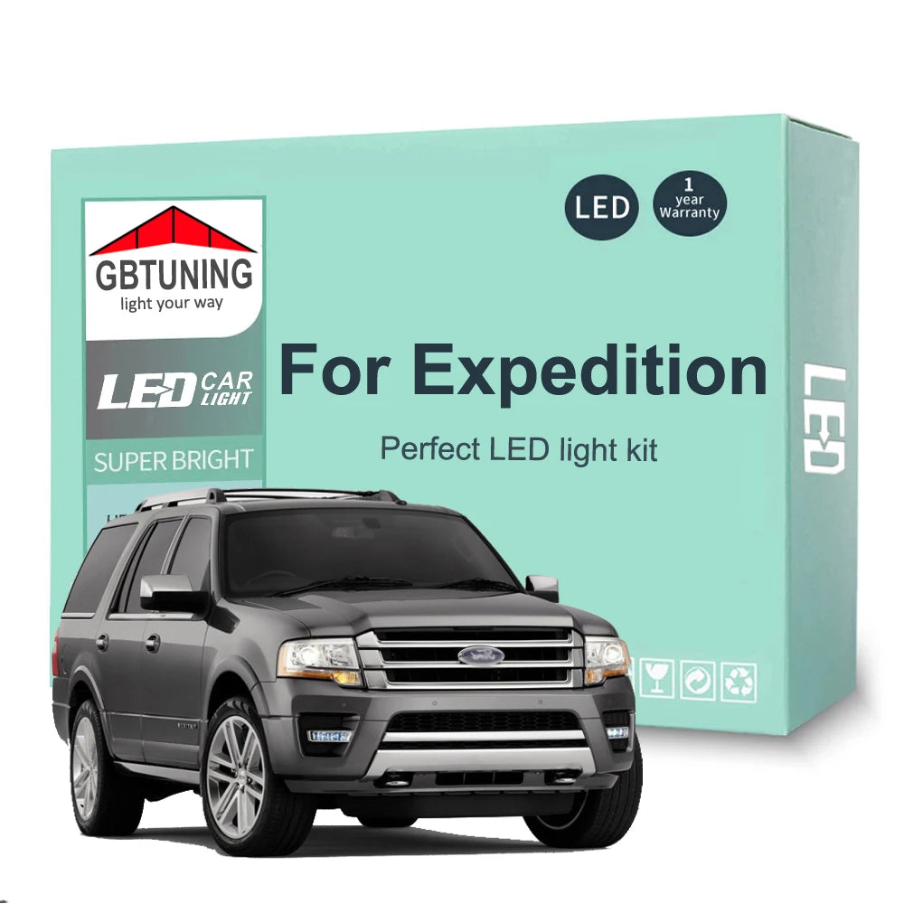 LED Interior Light Kit for Ford Expedition 1997-2010 - Canbus Dome Map Door Trunk Bulbs | AUTOKITSHOP