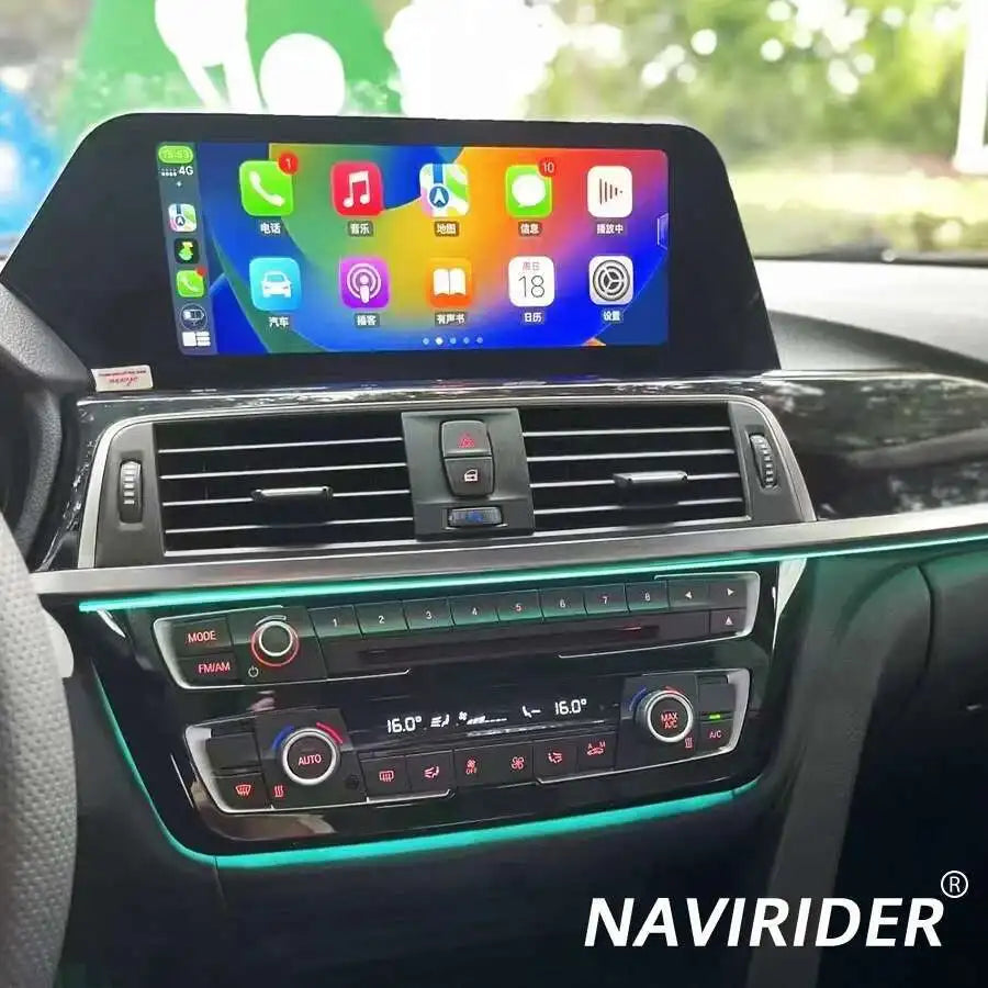 10.25" Qualcomm Blade Screen CarPlay For BMW 4 Series 3 Series G20 F30 2013-2018 Android M