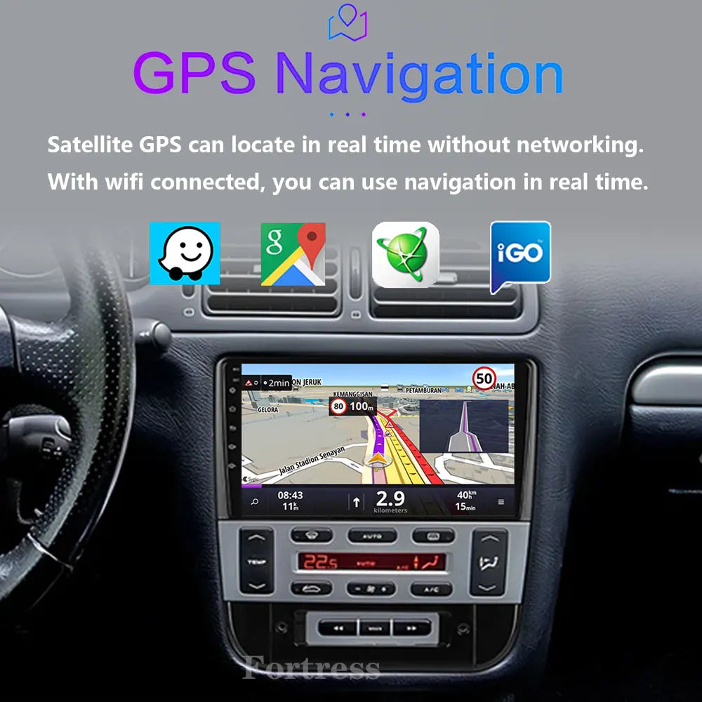 Android 16 Carplay For Peugeot 406 1995 - 2005 Car Radio Auto 4G WIFI GPS Navigation Multi