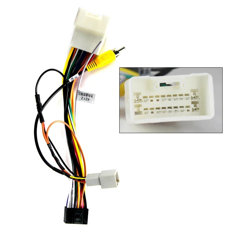 Car Radio Frame Cable Dash Mount Kit for Mitsubishi Pajero 2006-2014 Android 2 Din Stereo  | AUTOKITSHOP