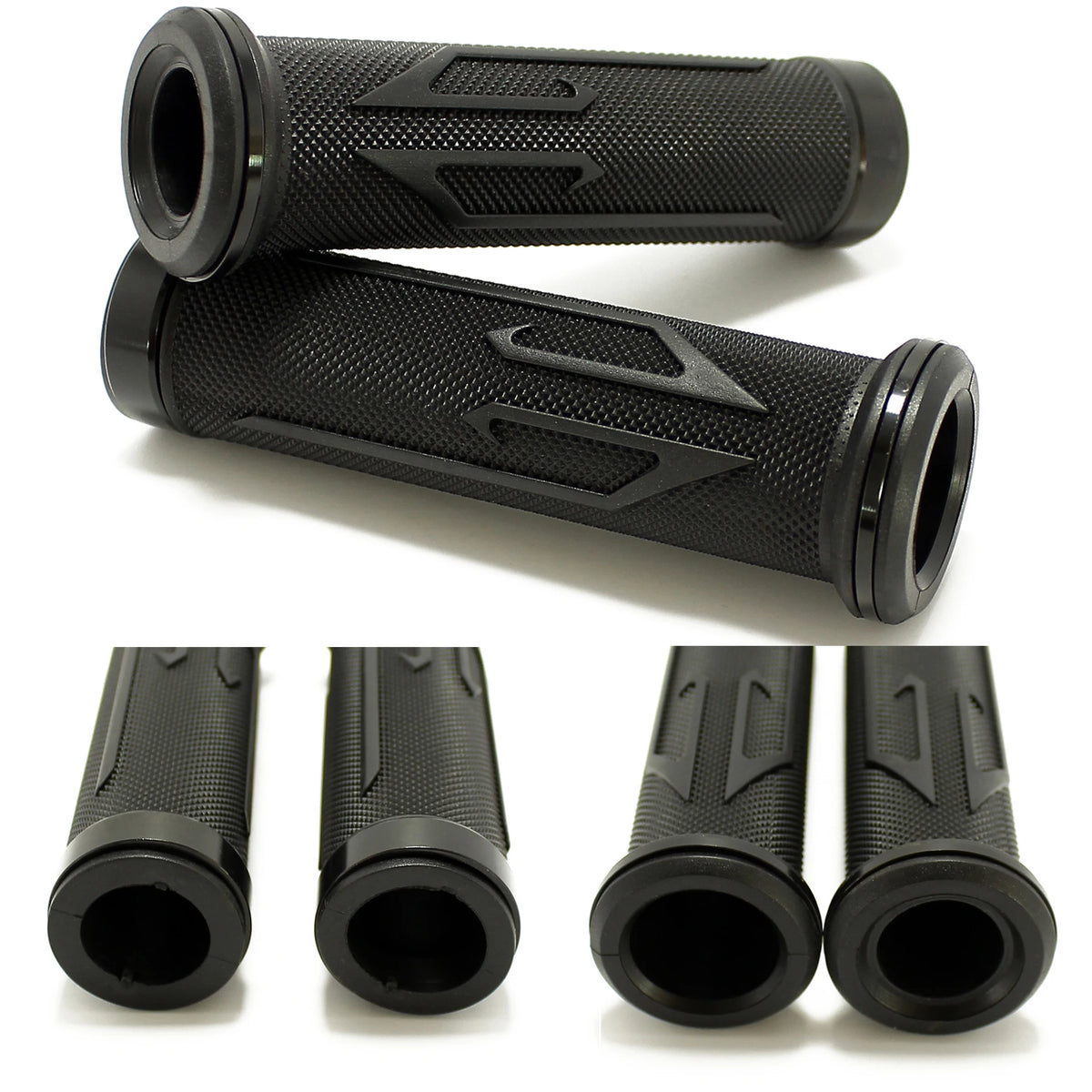 7/8"22mm Universal Motorcycle Handle Handlebar Hand Bar Grip hand grips FOR HONDA 250 600 900 CB - Automotive LED Light