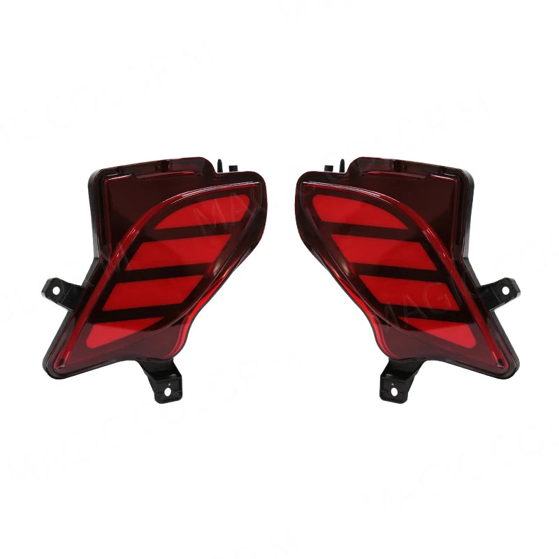 For Toyota Highlander 2020 2021LED Rear Bumper Reflector Lights Fog Lamp Brake Light Turn  | AUTOKITSHOP