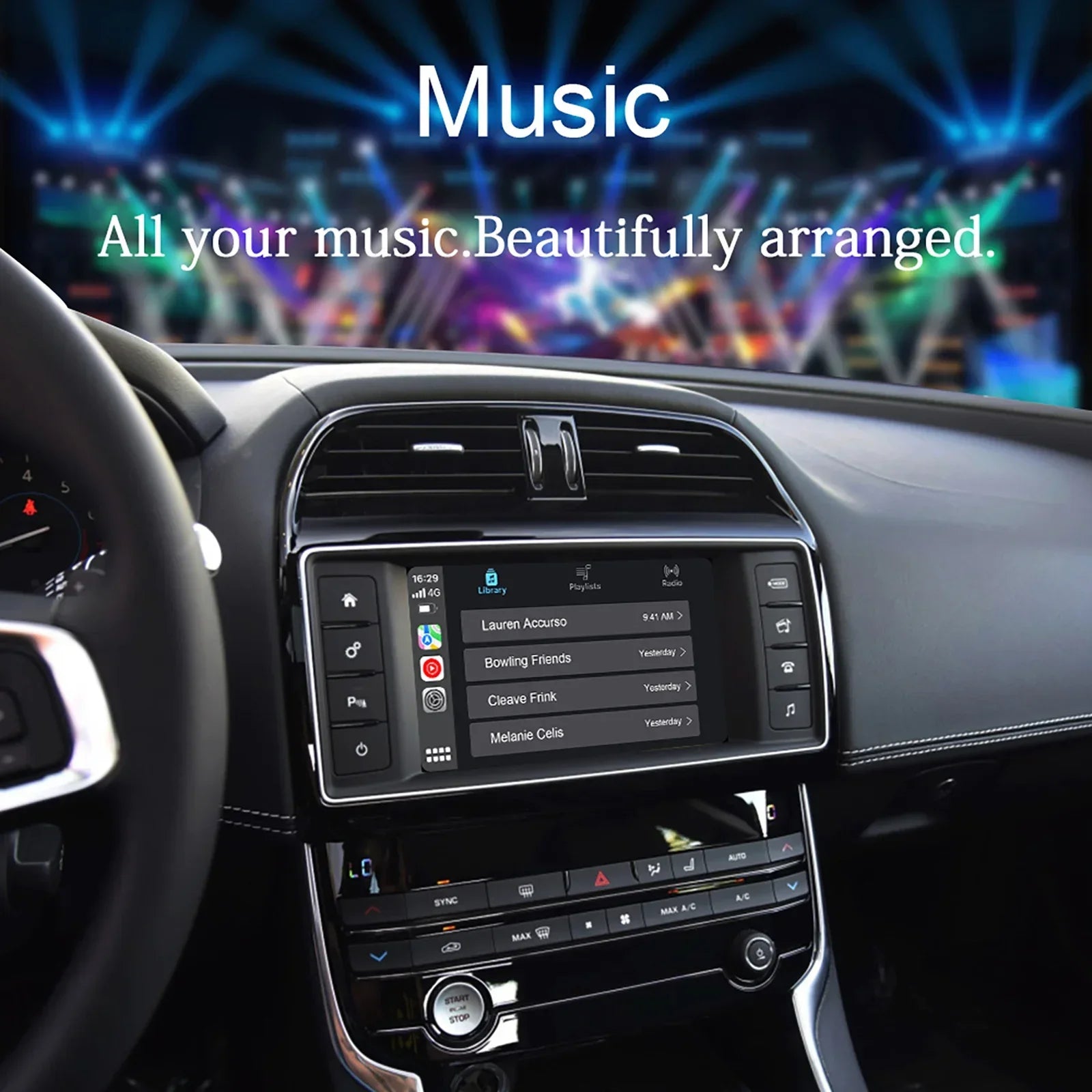 2025 Wireless Carplay Android Auto Fits For Land Rover Jaguar Bosch Discovery4 Evoque Free