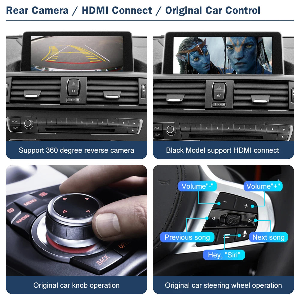 Road Top Wireless CarPlay for BMW 1 2 Series F20 F21 F22 F23 F45 2011-2020 NBT EVO with Mi | AUTOKITSHOP