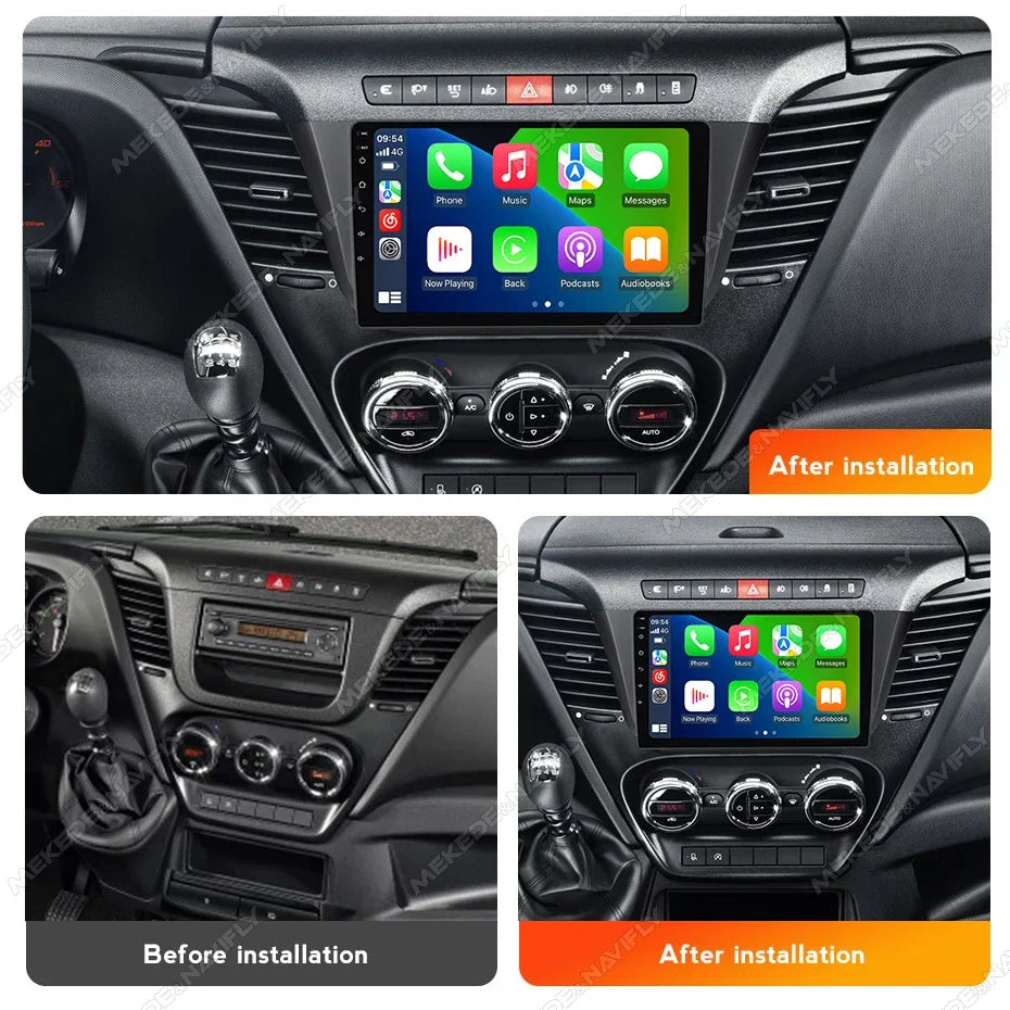 9 Inch 2din Android 14 Car Radio for Iveco Daily 2013-2021 CarPlay Auto Multimedia Player  | AUTOKITSHOP