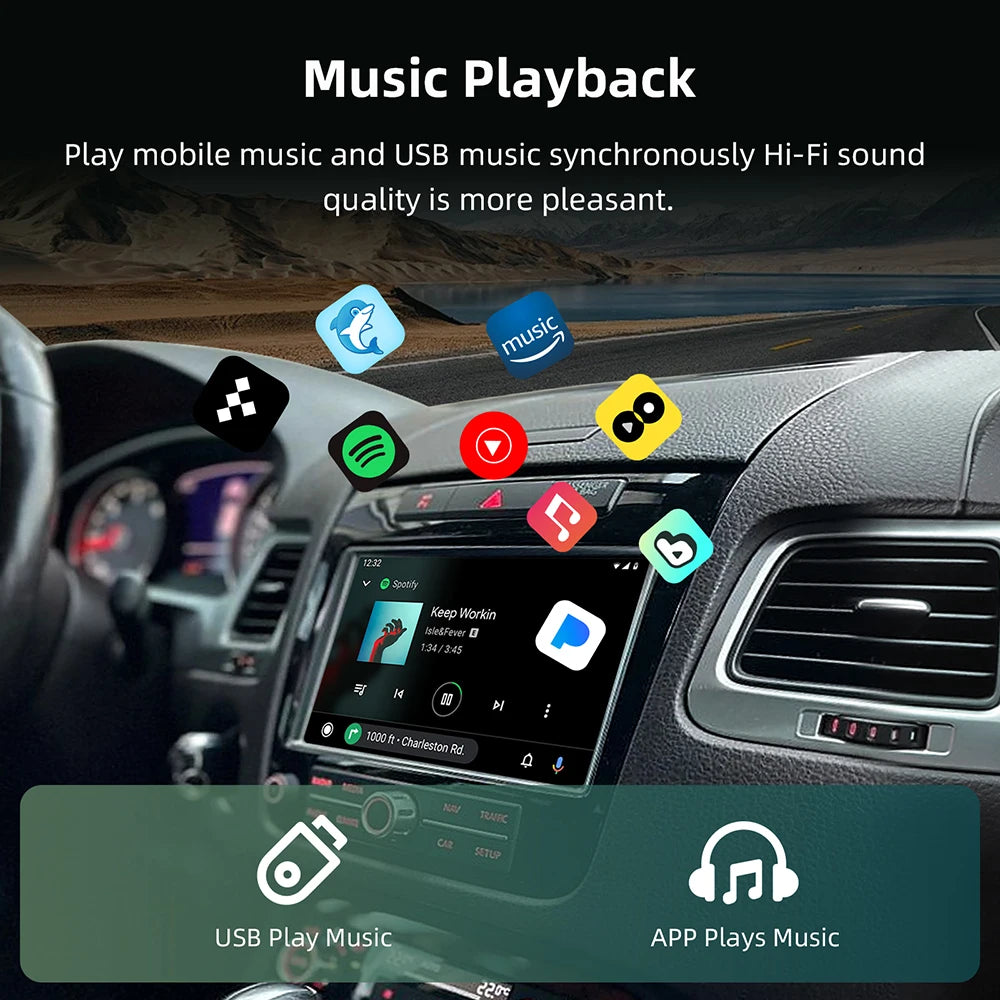 Wireless CarPlay Retrofit Box For Volkswagen Touareg RNS850 2011-2017 8 Inch Android Auto  | AUTOKITSHOP