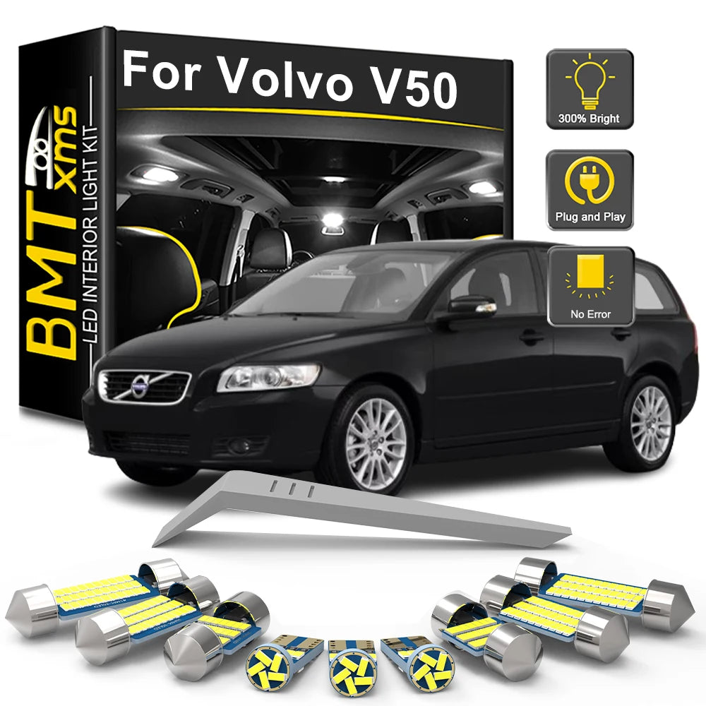 LED Interior Light Kit for Volvo V50 - Canbus Error-Free Bulbs | AUTOKITSHOP