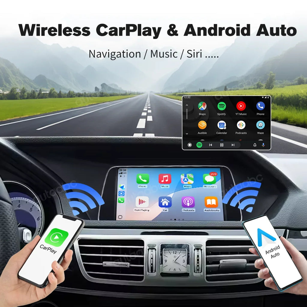 Carplay Android Auto Touchscreen Display For 10-15 Mercedes Benz E Class W212 NTG4.5/NTG4. | AUTOKITSHOP