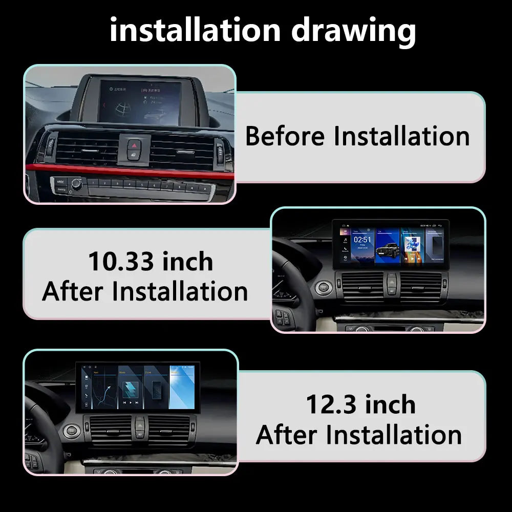 Car Multimedia Player GPS For BMW 1 Series E81 E82 E87 2007 -2011 CCC CIC System Wireless