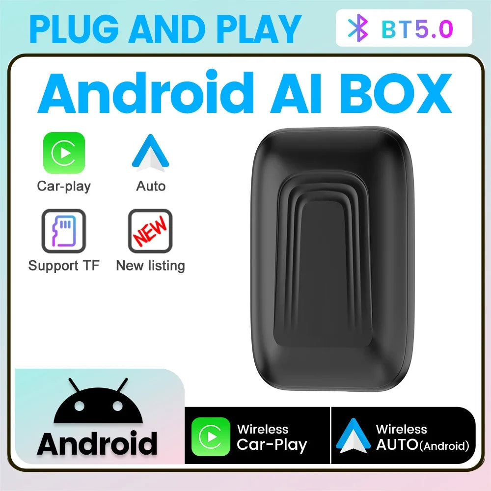 Android Mini Ai BOX Wired To Wireless CarPlay Box Android Auto Support Netflix YTB for VW  | AUTOKITSHOP