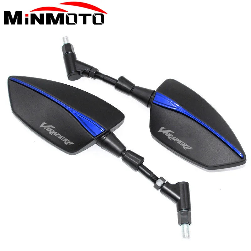 For Honda XL1000 Varadero ABS Motorcycle Adjustabale Side Rearview Mirrors - Automotive LED Light