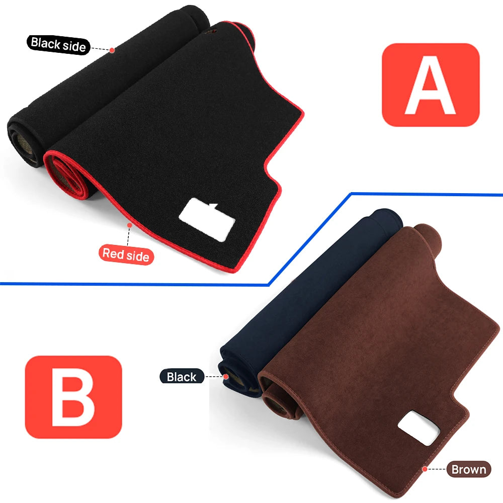 For Toyota Corolla E140 E150 2006 2007 2008 2009 2010 2013 Car Dashboard Mat Sun Shade Non-slip  - Automotive LED Light