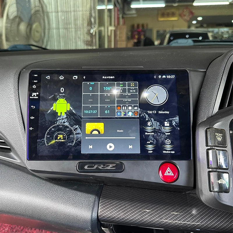 For Honda 2006-2013 CRZ 9 Inch DVD Radio Android Stereo Frame Panel Fascia Dashboard Multi