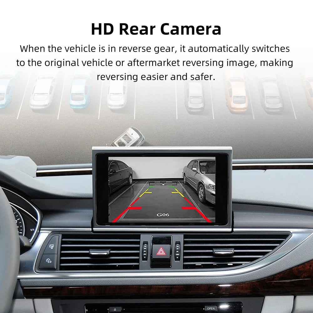 Wireless Carplay Android Auto Interface Retrofit Kits For Audi A6 A7 2010-2015 6.5"/7" Scr
