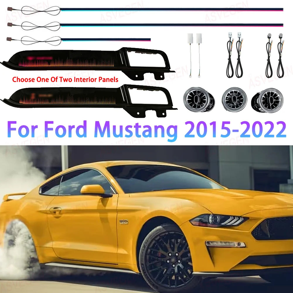 RGB - Ambient Light - for Ford 2015-2022 - App Control - Car Interior Lighting