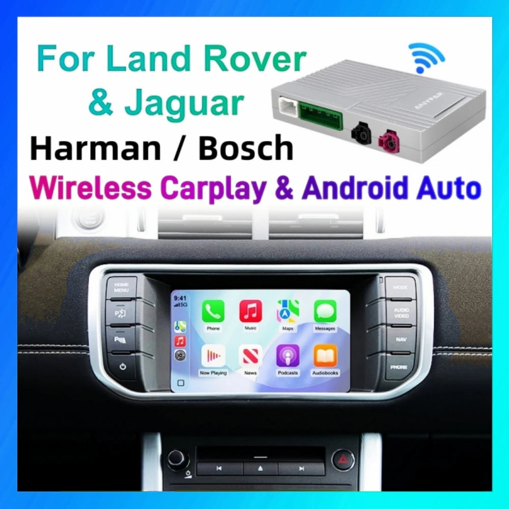 Wireless Carplay Android Auto Fits For Land Rover Jaguar Bosch Discovery 4 Evoque Freeland | AUTOKITSHOP