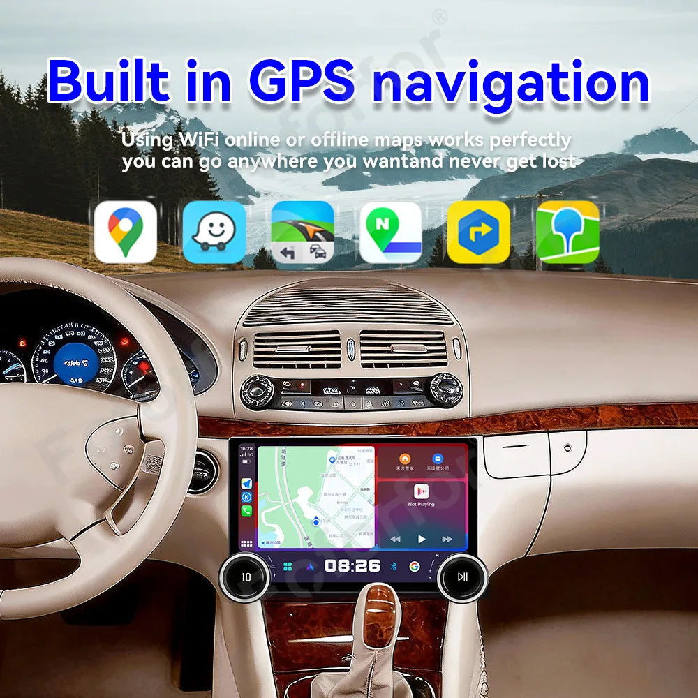 Upgrade 11.5 Inch Ultra-thin Wireless Carplay HD Display Android 15 GPS Navi Car Radio For