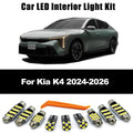 ZITWO 6Pcs Canbus LED Interior Light Bulb Kit For Kia K4 2024 2025 2026 Dome Map Reading Light L - Canbus LED Car Light