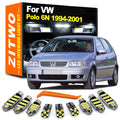 ZITWO 7Pcs LED Interior Dome Map Trunk Light Kit For VW Volkswagen Polo MK3 6N 6 for VW MK3 - Canbus LED Car Light