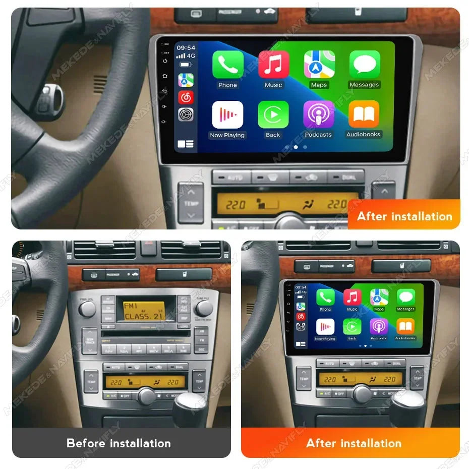 For Toyota Avensis T25 2002 2003 2004 2005 2006 2007 2008 Carplay Android Auto Car Radio G | AUTOKITSHOP