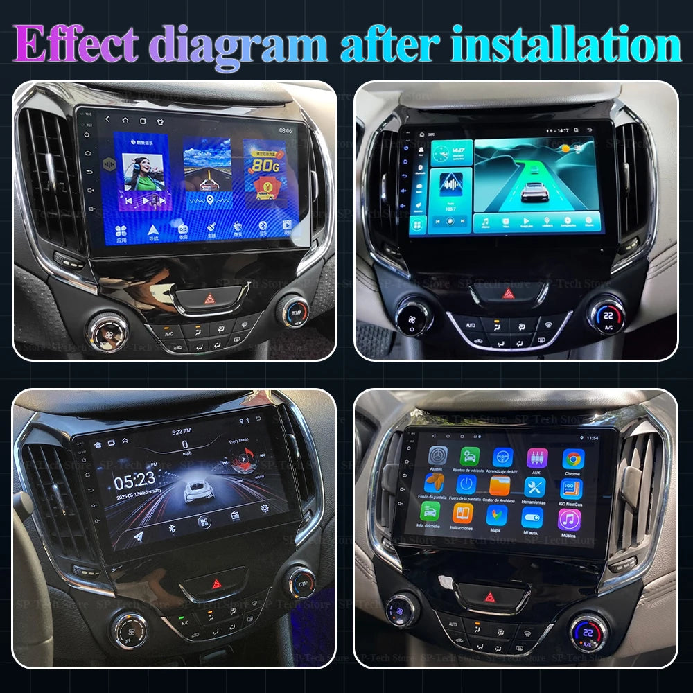 Android 16 For Chevrolet Cruze 2 2015 2016 2017 2018 2019 2020 Carplay Car Radio Multimedi | AUTOKITSHOP