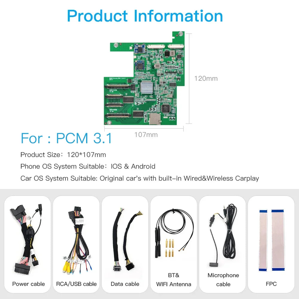MLinkit Wireless Carplay Module For Porsche PCM3.1 Cayenne Macan Cayman Panamera Boxster 9