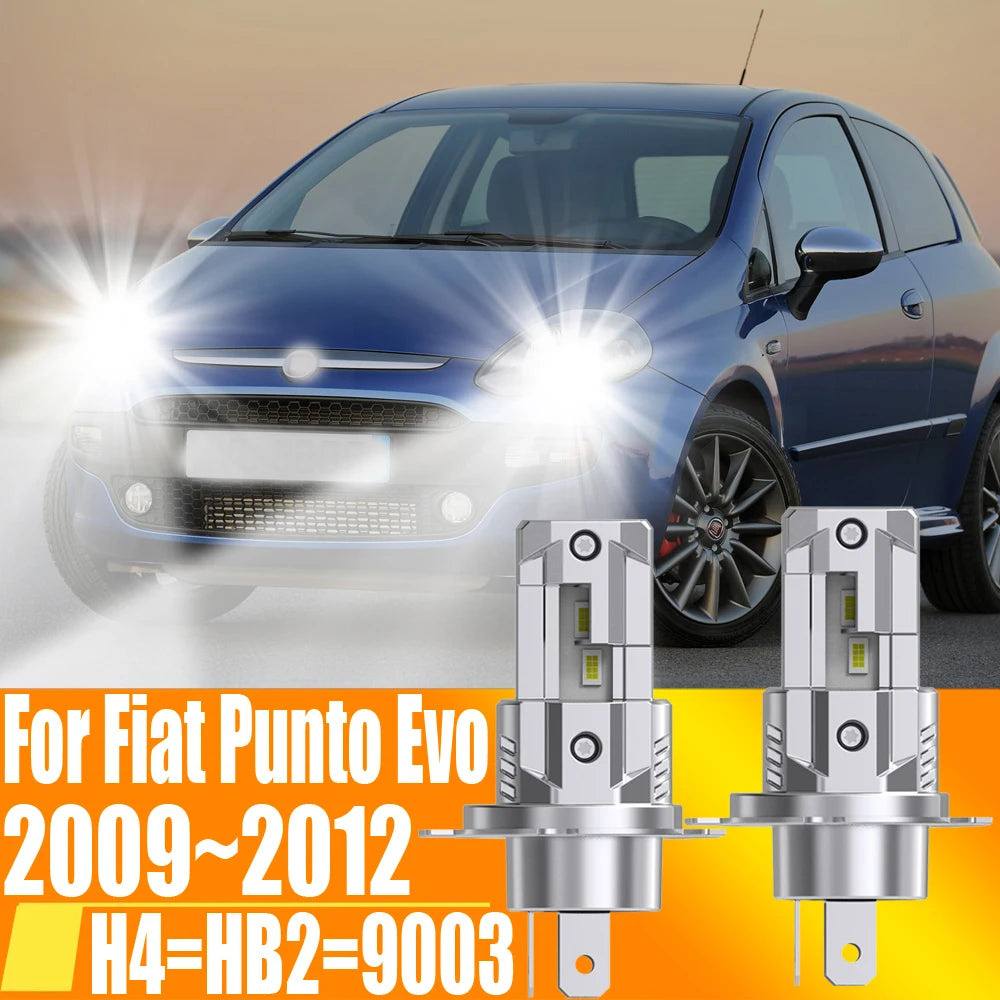 2x H4 HB2 9003 Led Headlight Canbus No Error Car Bulb High Power White Fog Light Diode Lam