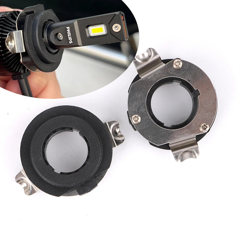 H7 LED Adapter Holder For Mercedes Benz B C GLA Series C250 C260 GLS450 ML350 GL450 GLA250