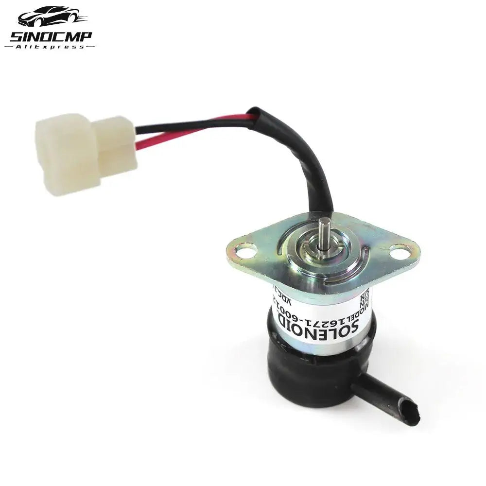12V Stop Solenoid 16271-60012 16271-60010 052600-4151 For Kubota D1105 Engine Denso Kx41h