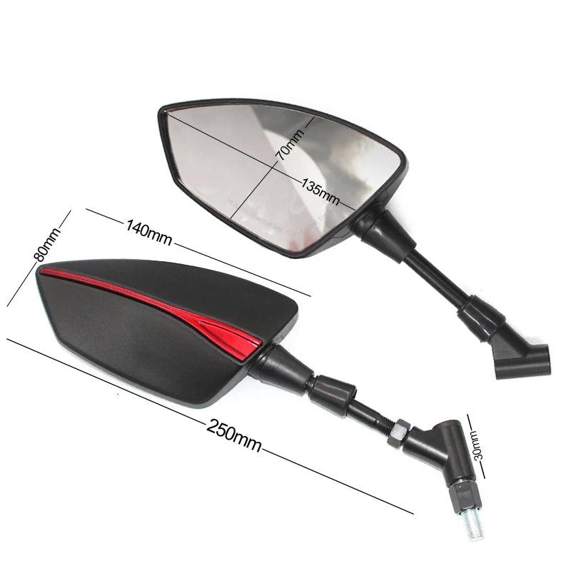 Motorcycle Accessories Motorbike Scooters Rearview Side View Mirrors CNC For HON for HONDA 2018-2024 - Automotive LED Li