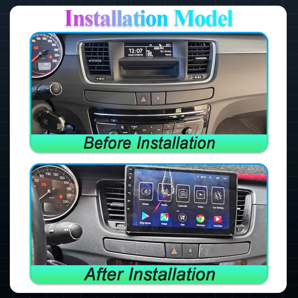 Android 16 For Peugeot 508 508sw 2011-2018 Car Radio Carplay Auto Multimedia Video Player  | AUTOKITSHOP