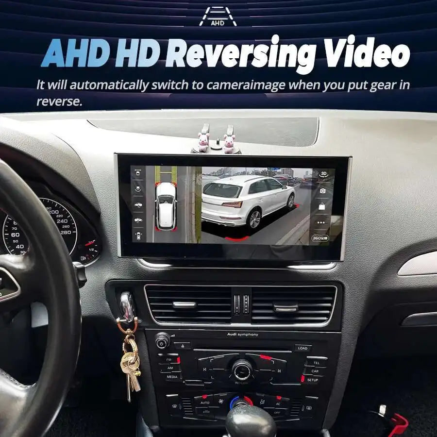 Navirider 8.8/10.25INCH Carplay Qled Screen For AUDI Q5 SQ5 09-16 Video Player Stereo Andr