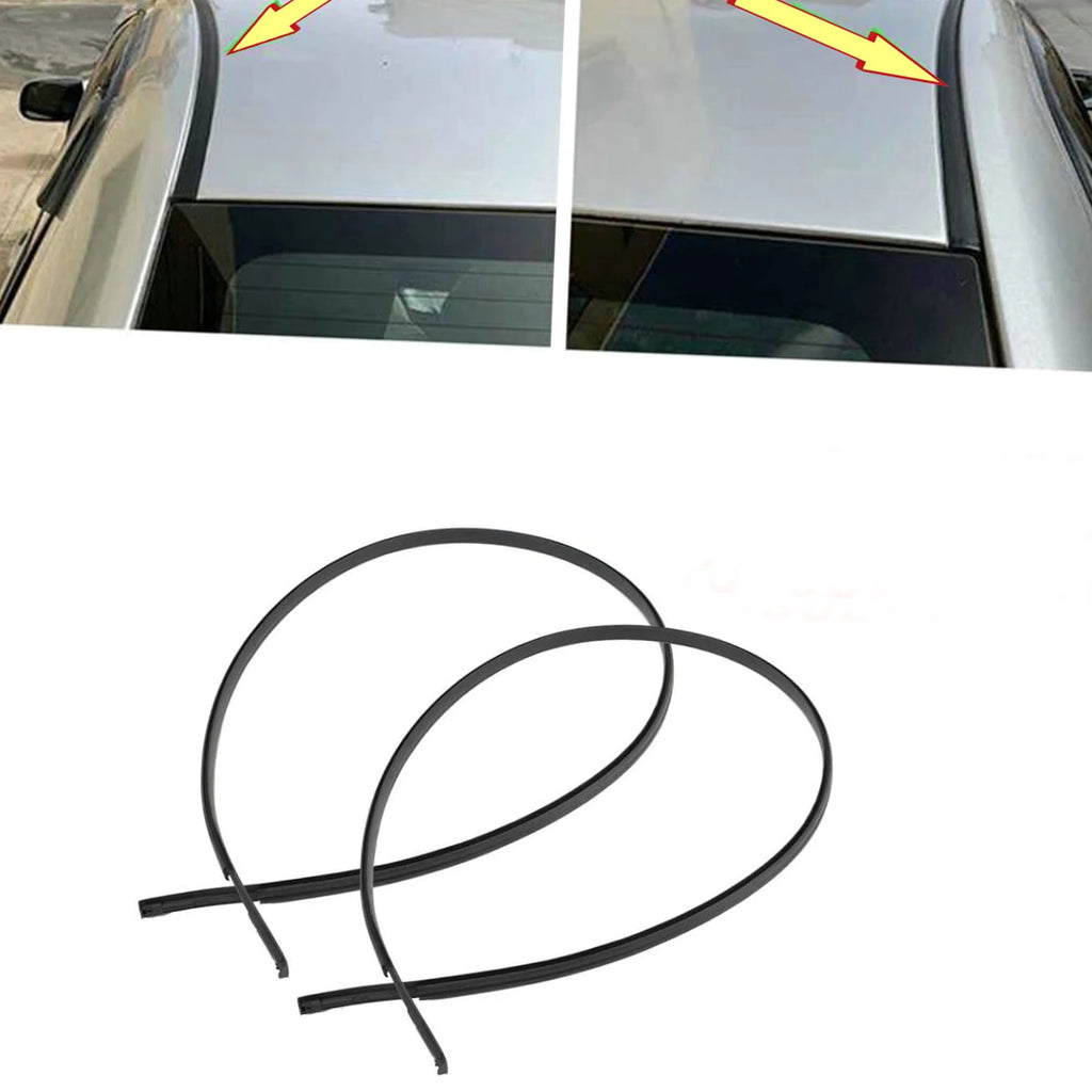 SINOCMP 1Pair L+R Side Roof Drip Moulding Trim Set 75551-52160 75552-52140 For Toyota Yari