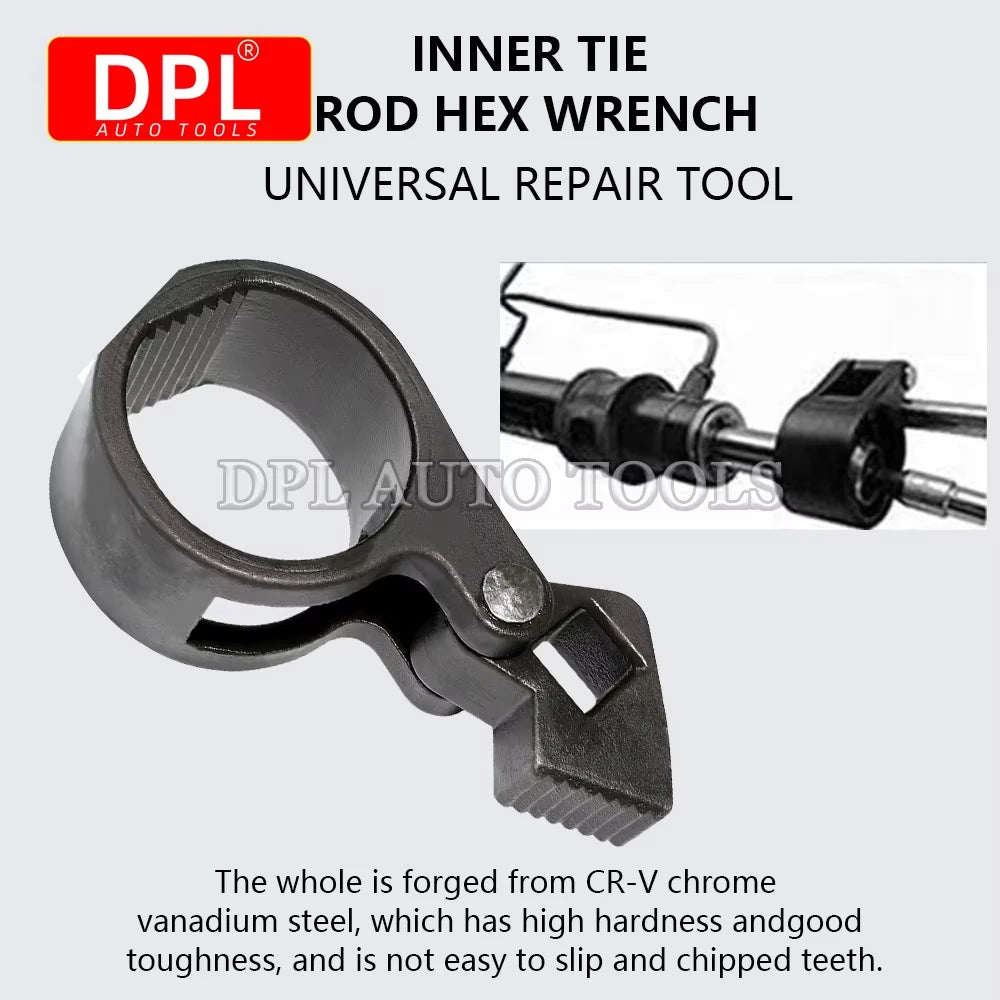 Steering Rod Tie Wrench Dismantling and Removing Device Removal Ball Head Tool In Gear - Automotive LED Light