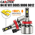 Carlitek H7 LED Headlight Canbus H4 H1 H8 H9 H11 9005 HB3 9006 HB4 9012 HIR2 16PCS 7850 CS