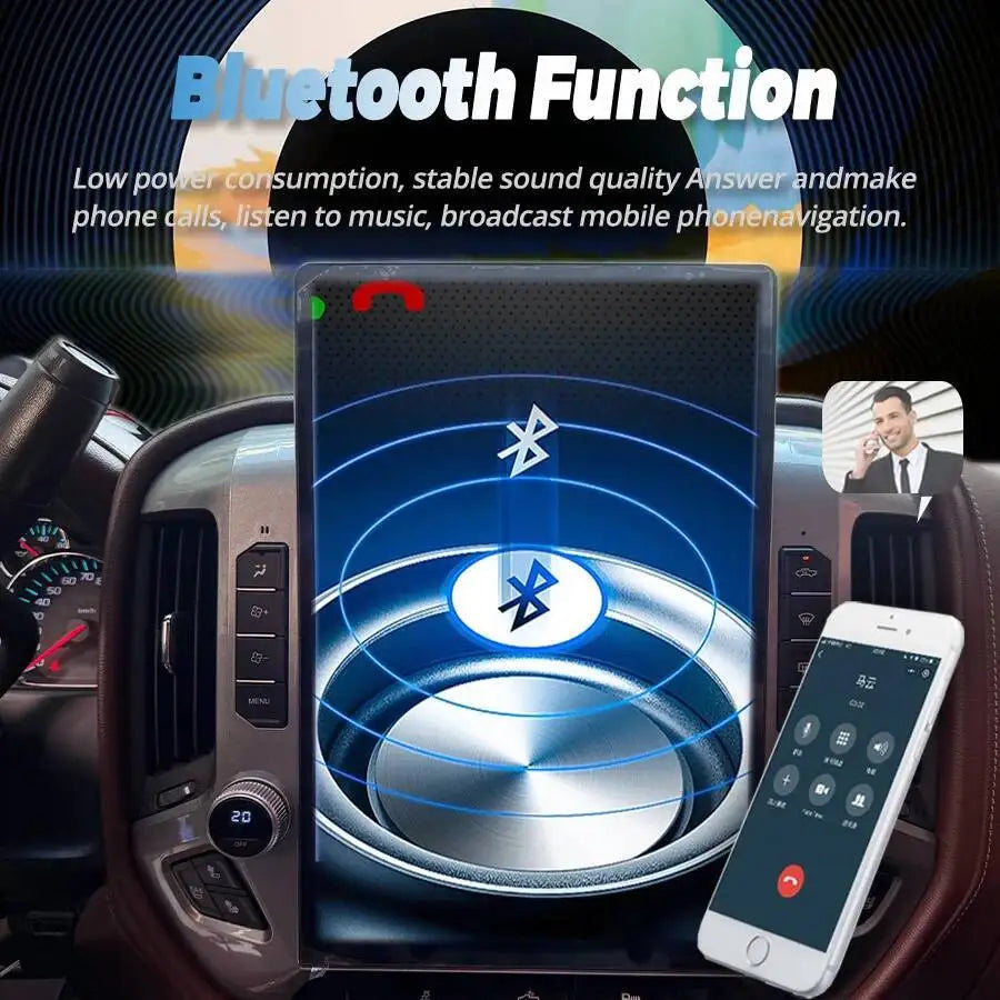 15.6" Dual System Android Car Radio For GMC SIERRA Silverado 2014-2023 Multimedia Video Pl | AUTOKITSHOP