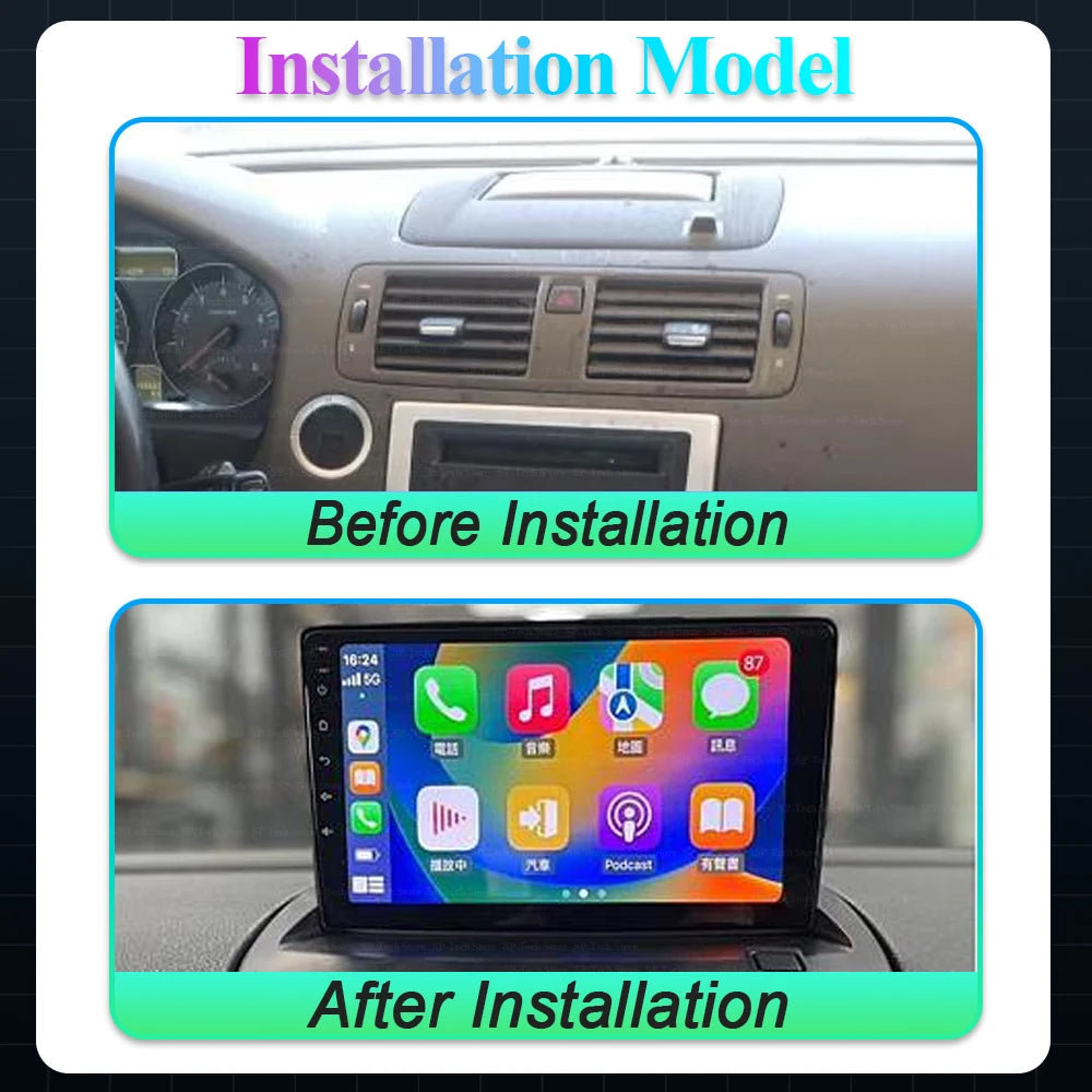 Android 16 For Volvo C30 S40 V50 C70 2004-2012 Multimedia Navigation Car Radio Video Playe | AUTOKITSHOP