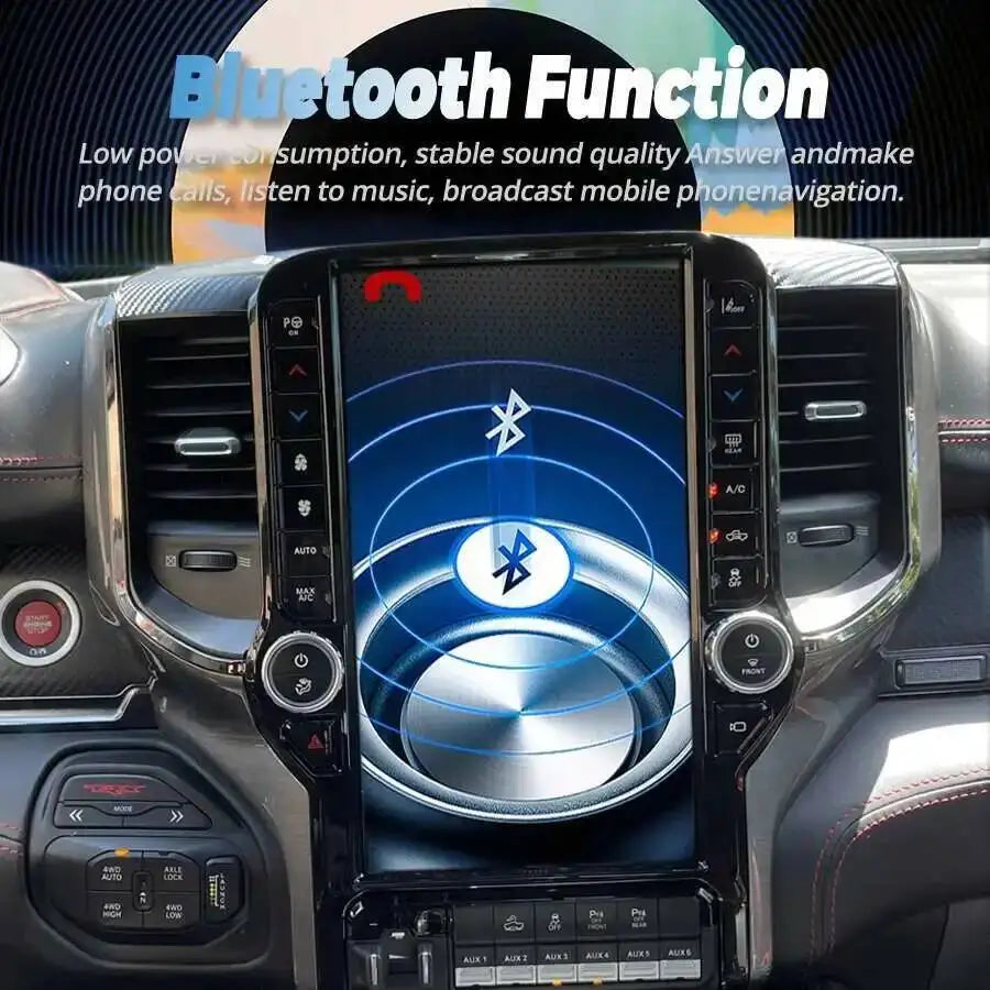 13.6inch IPS Screen For Dodge Ram 2019-2021 Android Car Radio 2din GPS Carplay Car Multime | AUTOKITSHOP