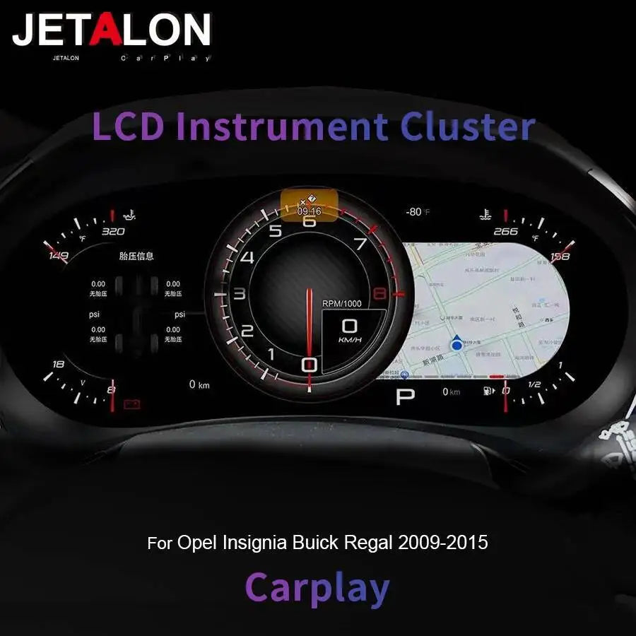 12.3" LCD Instrument Cluster For Opel Insignia Buick Regal 2009-2015 Virtual Cockpit Speed | AUTOKITSHOP
